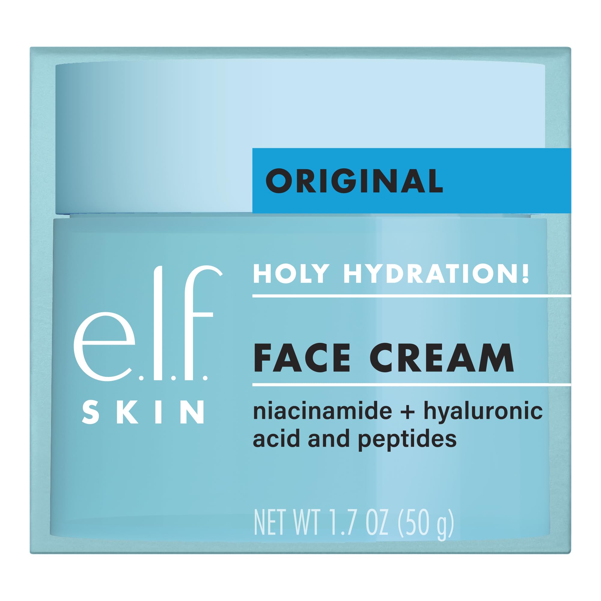 Amazon | e.l.f. SKIN Holy Hydration! Face Cream, Moisturizer For